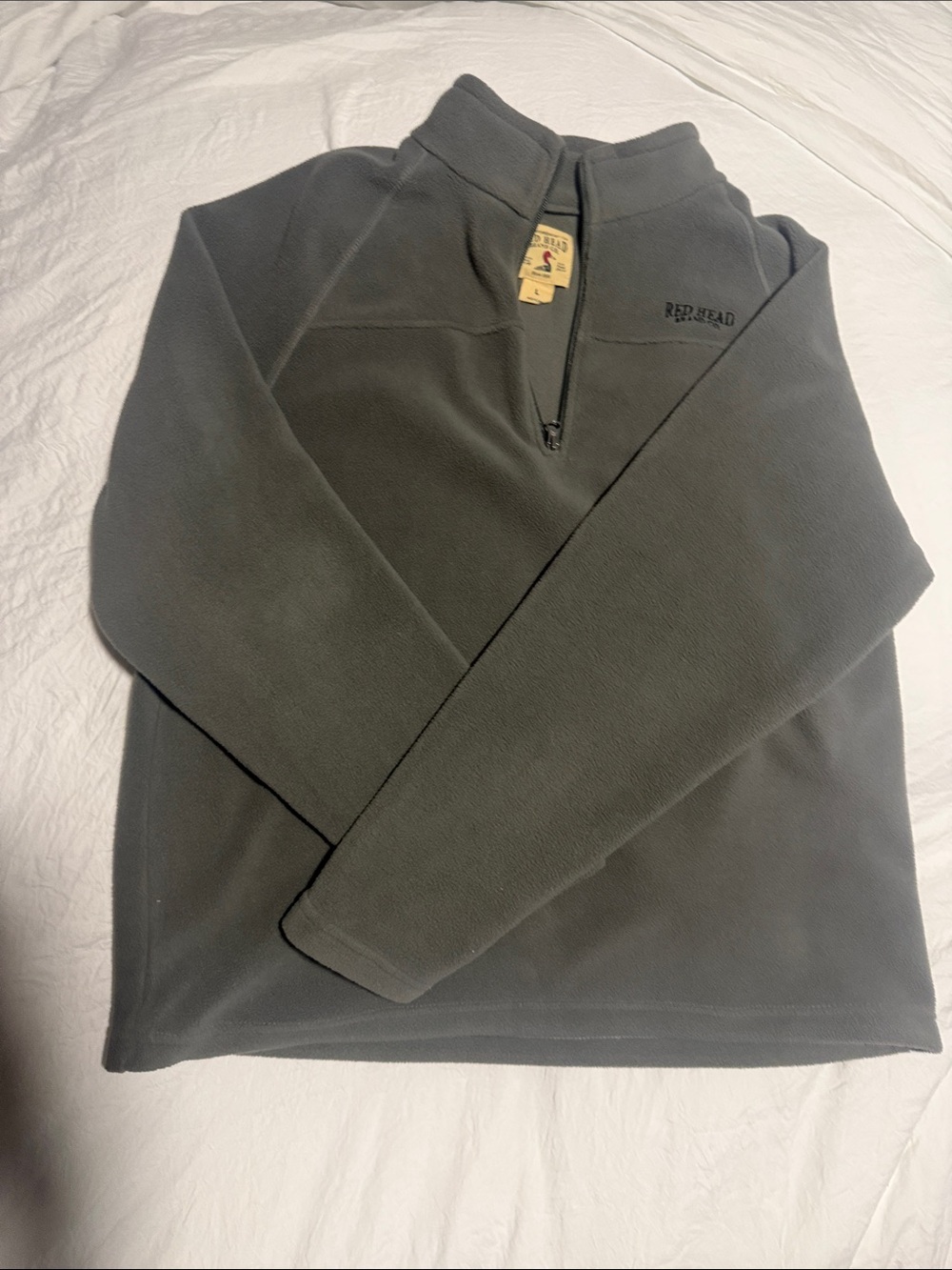 RedHead Men's Half-Zip Fleece Pullover - Gray